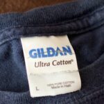 Gildan ultra cotton t-shirt label