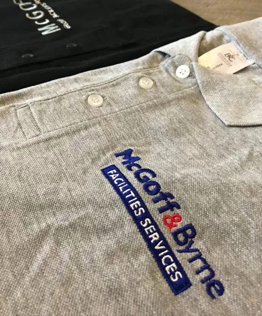 custom polo shirt embroidery