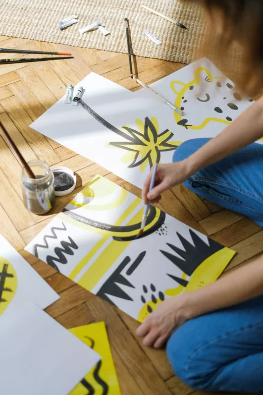 artist painting