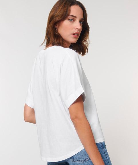 Womens oversized organic T-shirt