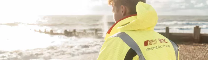 Hi-vis with personalised vinyl printing