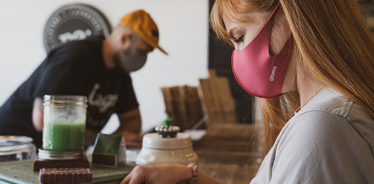 Reusable custom branded facemasks