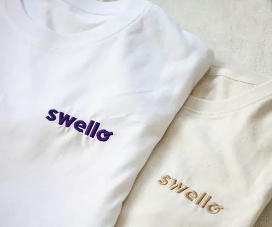 embroidered work T-shirts
