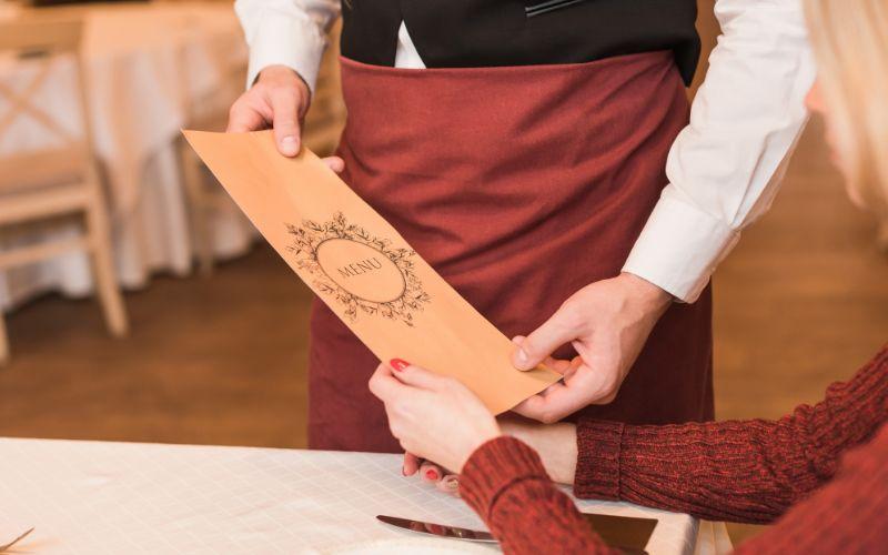 The Impact Of Colour On A Waiter Apron.