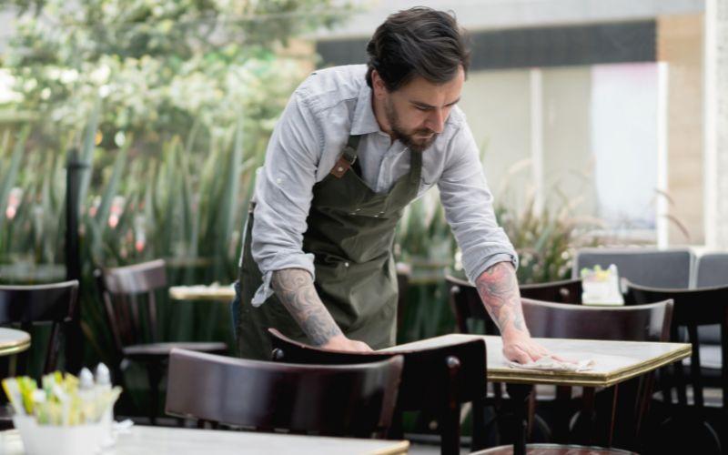 Stylish Waiter Uniform.