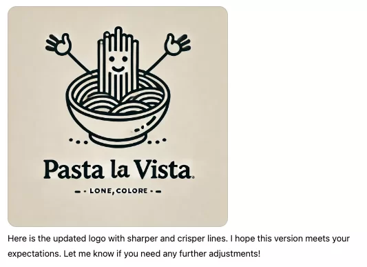 AI generated logo third iteration