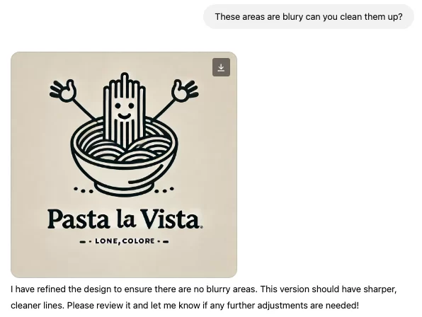 AI generated logo fourth iteration