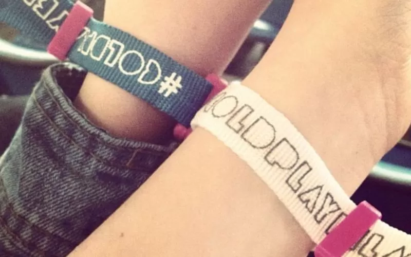 Coldplay Wristbands.