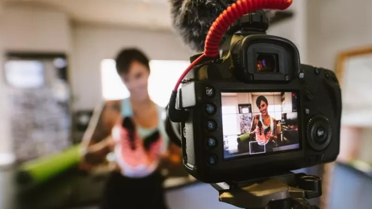 YouTuber selling merchandise.