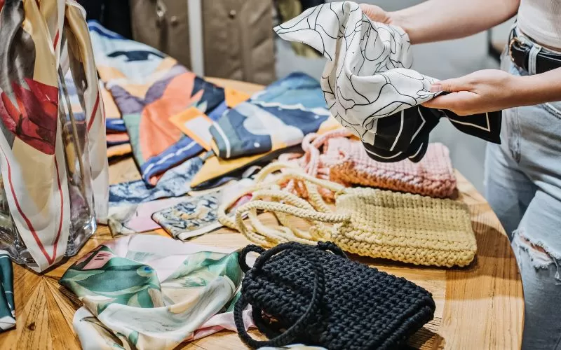 Sustainable clothing market.