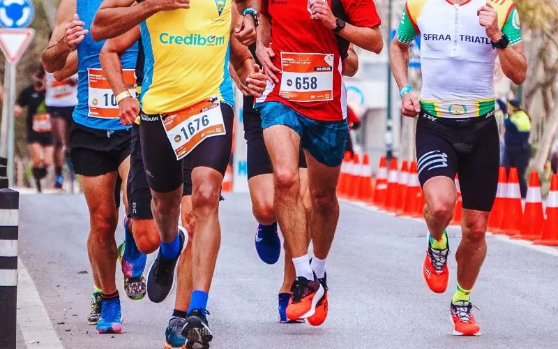 Marathon personalised running tops.