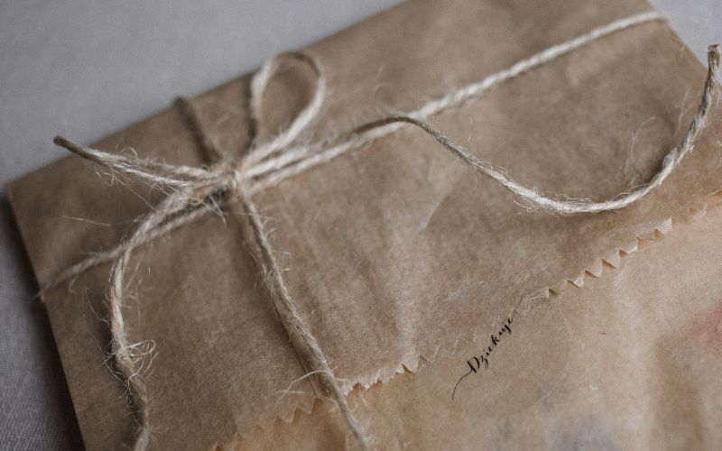 Kraft paper packaging.