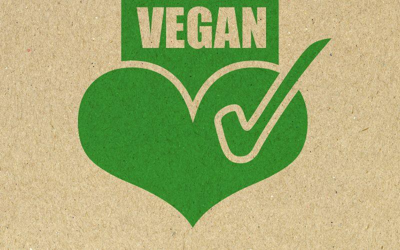 Vegan tick sign.