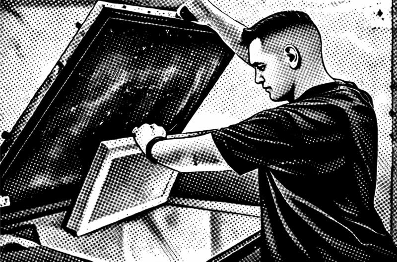 Screen creation for screen printing