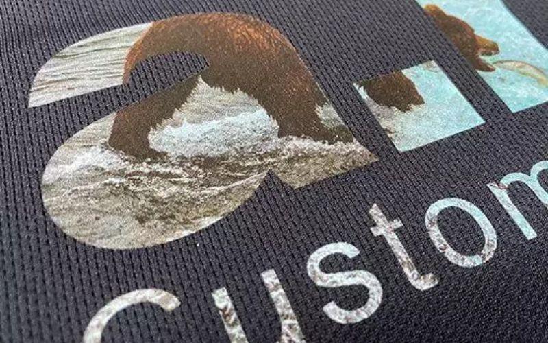 A.M. Custom Clothing printed logo.