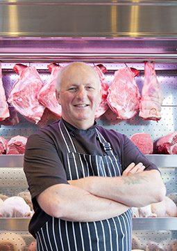 Butcher in workwear
