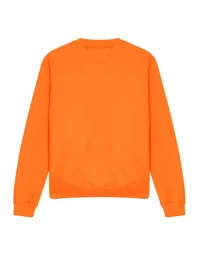 Orange ethical sweatshirt