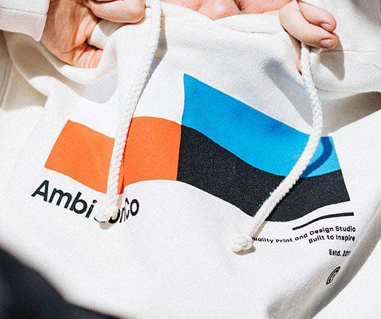 Custom hoodie printing