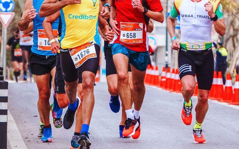 Marathon personalised running tops.