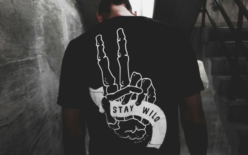 Unique T-shirt logo design.