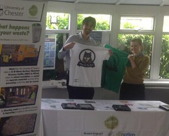 Green Chester environmental champions stand