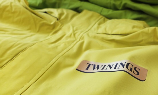 Twinings branded promotional jacket